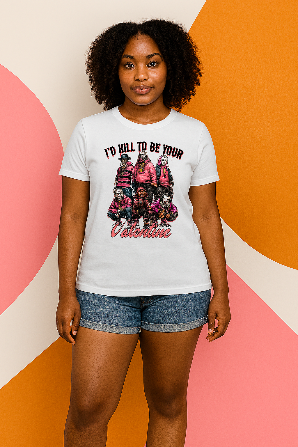 "I’d Kill to Be Yours – Horror Valentine Tee"