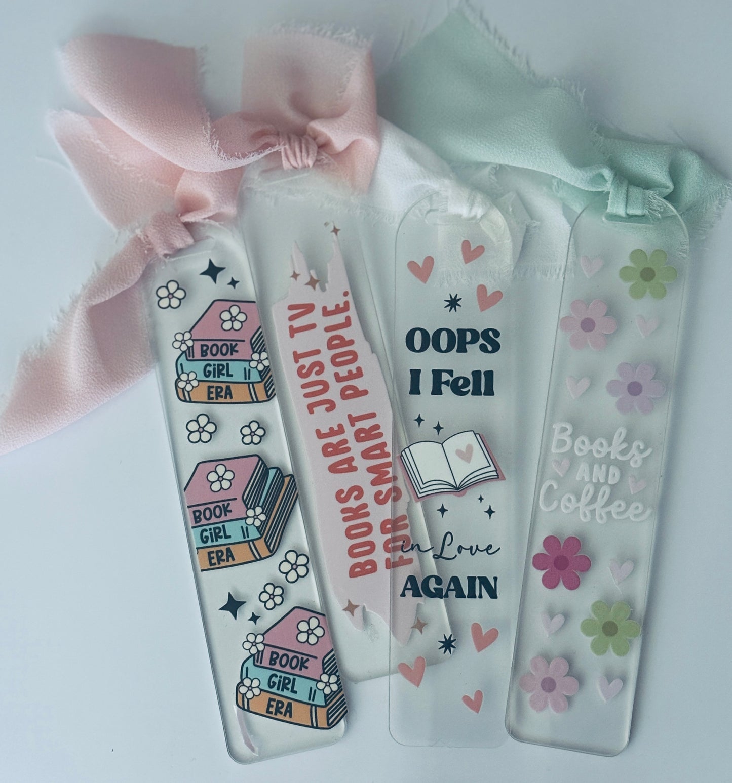 Acrylic Bookmarks – Choose Your Bookish Design
