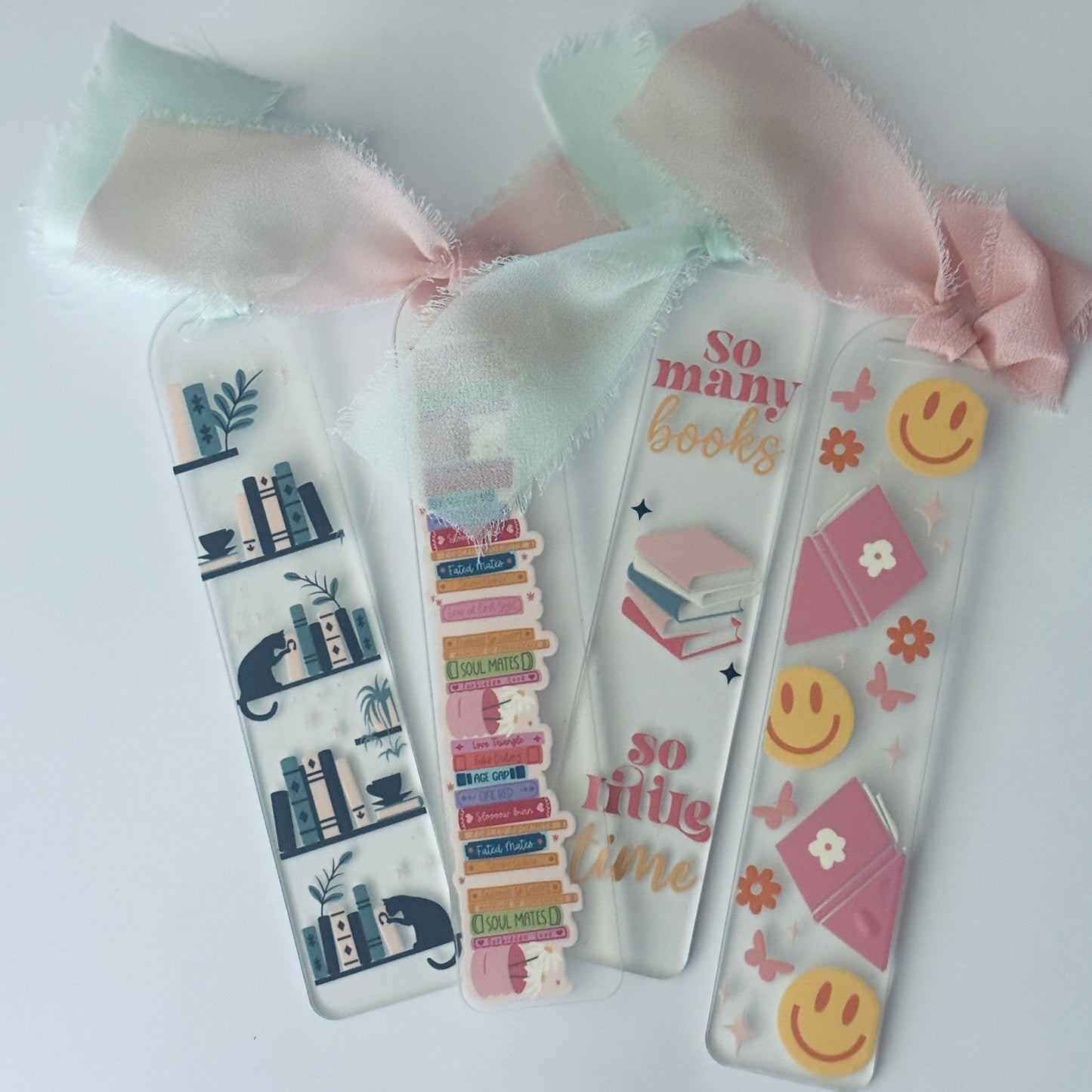 Acrylic Bookmarks – Choose Your Bookish Design