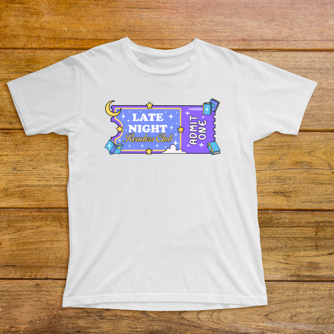 "Late Night Readers Club Tee β For the Midnight Bookworms"