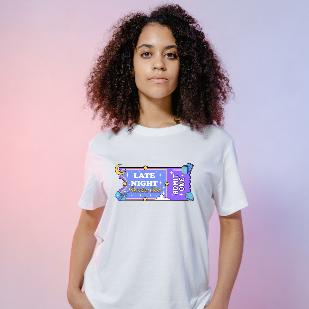 "Late Night Readers Club Tee β For the Midnight Bookworms"