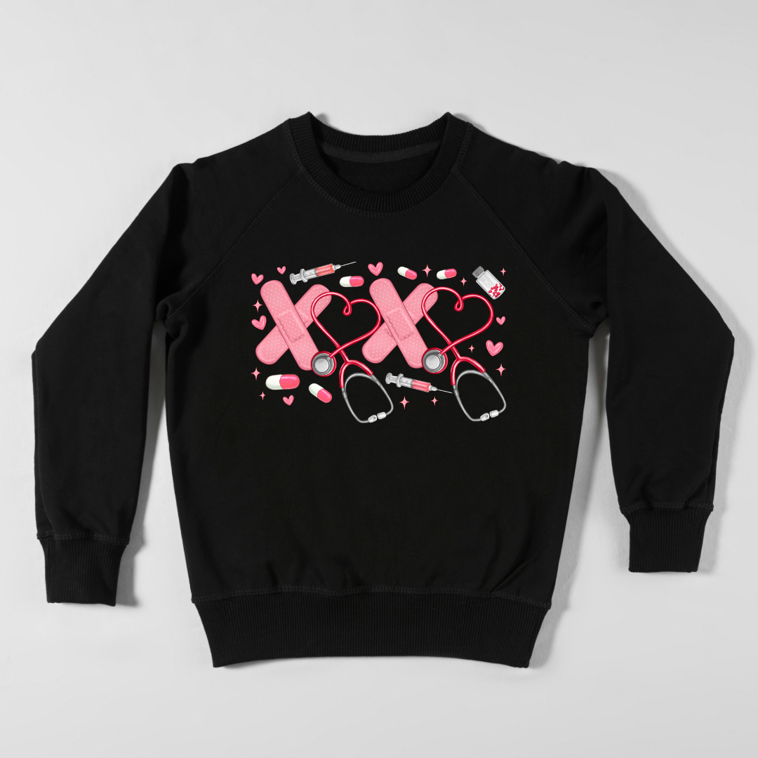 "XOXO Nurse Valentine Tee β Love in Scrubs!"
