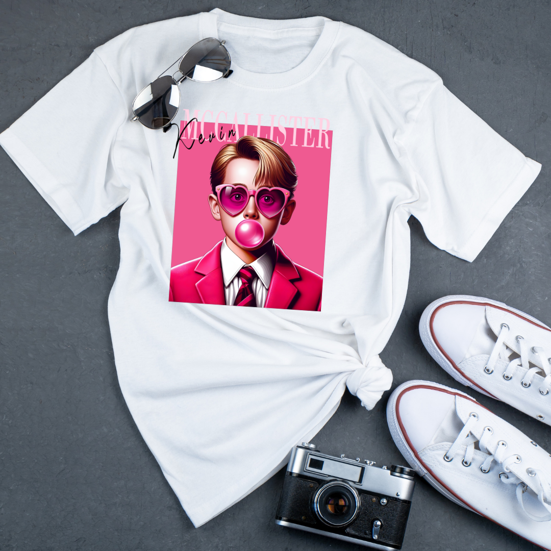 "Kevin McCallister Bubble Gum Tee ā Pre-Order Now!"