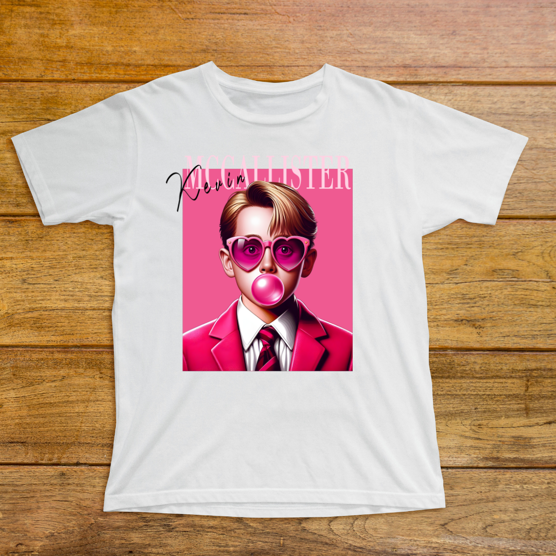 "Kevin McCallister Bubble Gum Tee ā Pre-Order Now!"