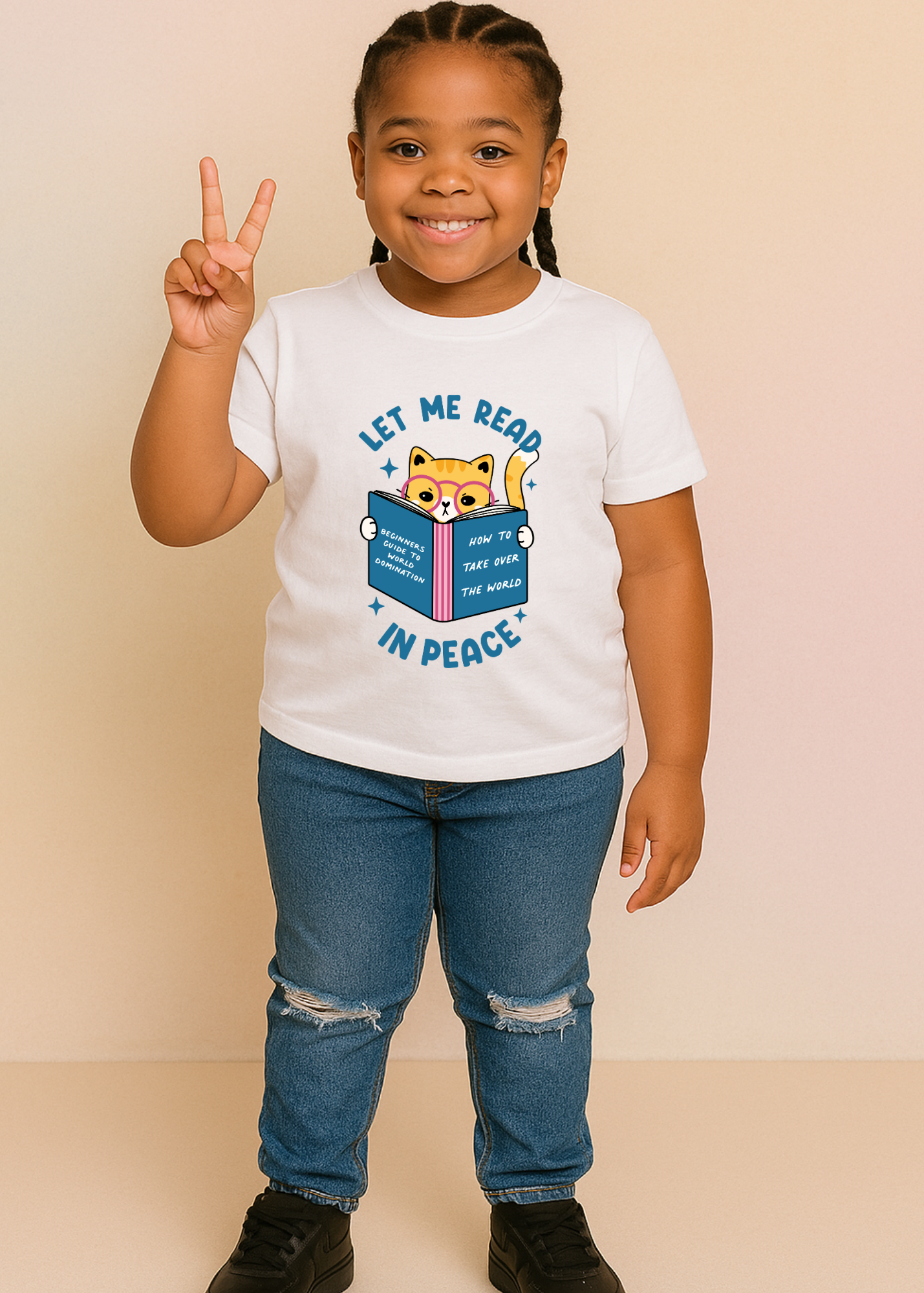 Let Me Read in Peace Tee – For the Bookworm at Heart