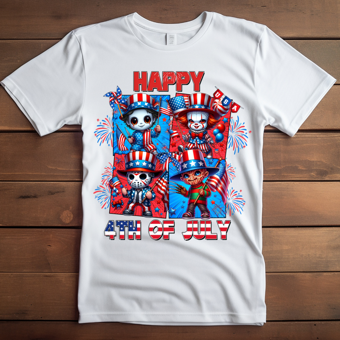 Red, White & Boo β 4th of July Graphic Shirt (PRE-ORDER)