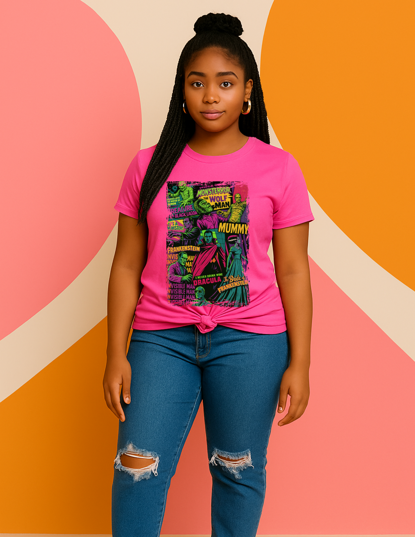 Monster Mash Legends Tee – Classic Horror Icons Edition