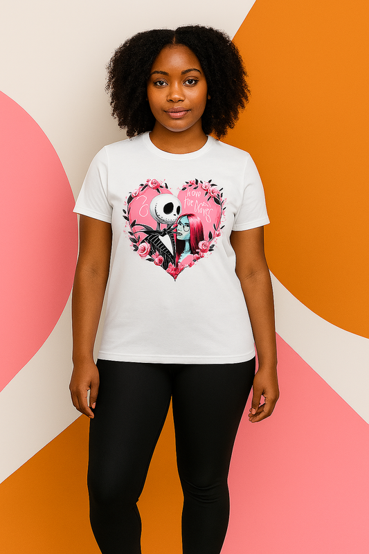 Valentine’s Nightmare Tee – Love with a Spooky Twist!