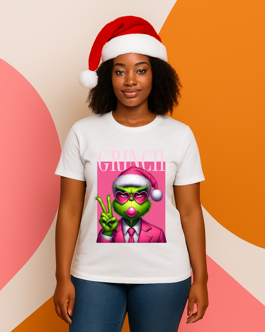 "The Grinch Blowing Bubble Gum Tee – Pre-Order Now!"
