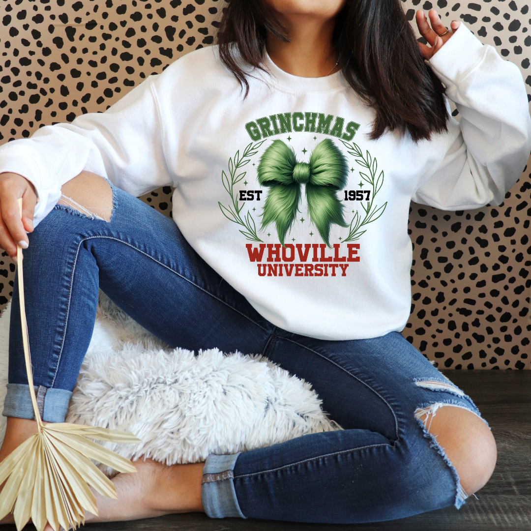 "Adult Grinchmas Whoville Sweatshirt & Tee – Holiday Cheer with a Twist!" (Copy)