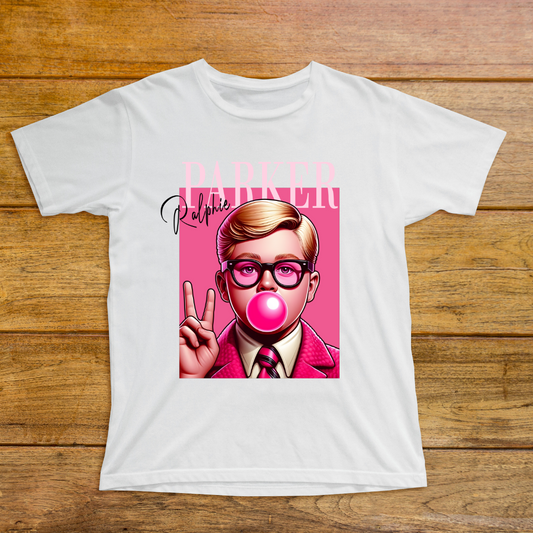 "Ralphie Blowing Bubble Gum Tee – Pre-Order Now!"