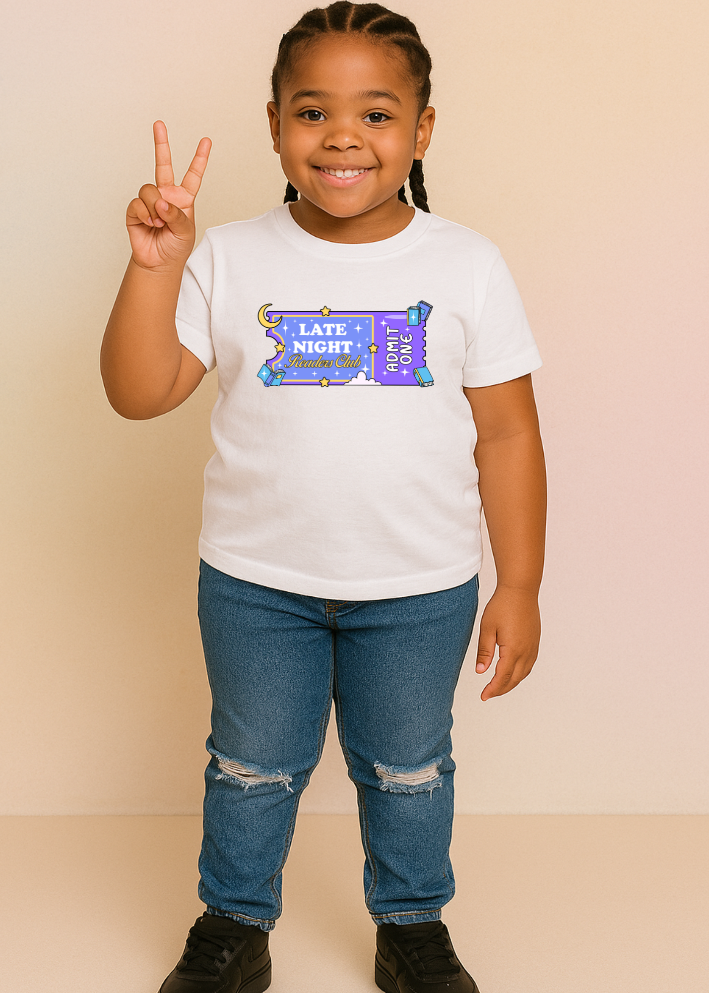 "Late Night Readers Club Tee – For the Midnight Bookworms"