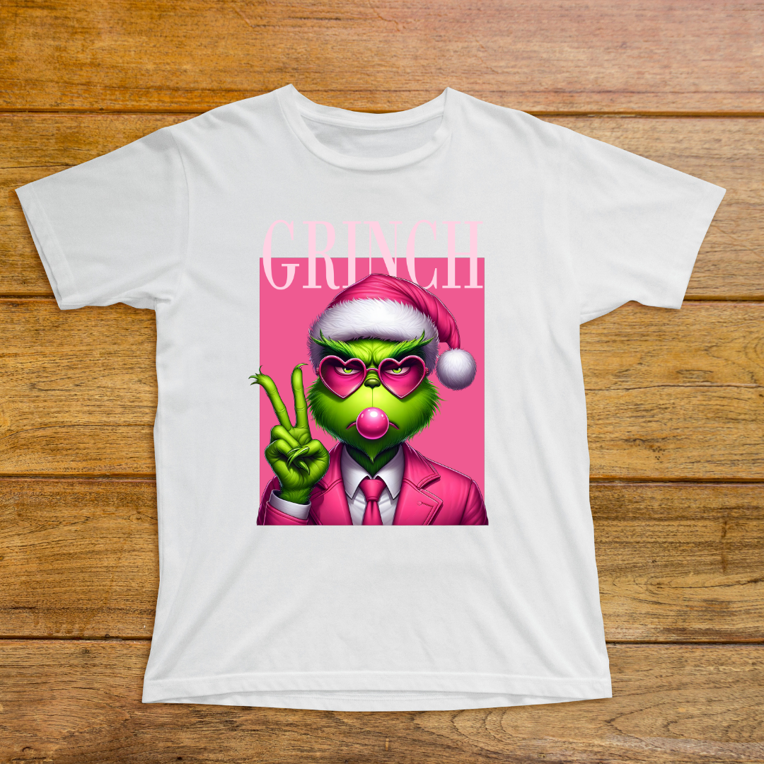 "The Grinch Blowing Bubble Gum Tee – Pre-Order Now!"