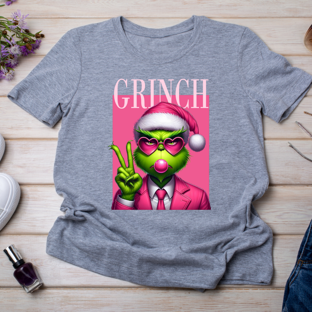 "The Grinch Blowing Bubble Gum Tee – Pre-Order Now!"