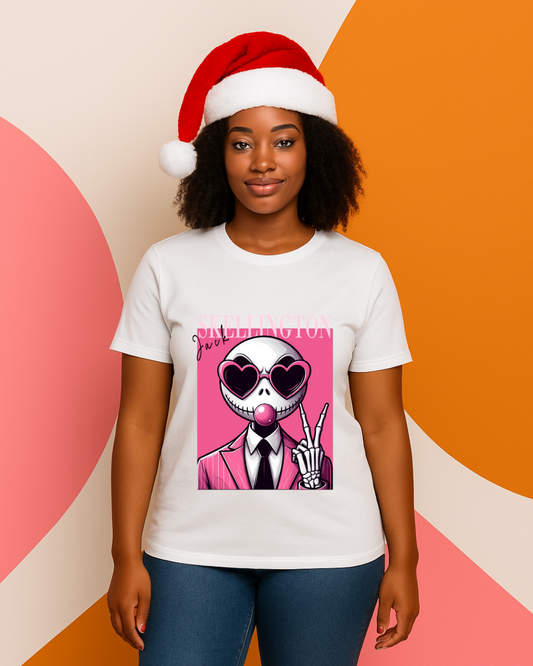 "Jack Skellington Blowing Bubble Gum Tee – Pre-Order Now!"