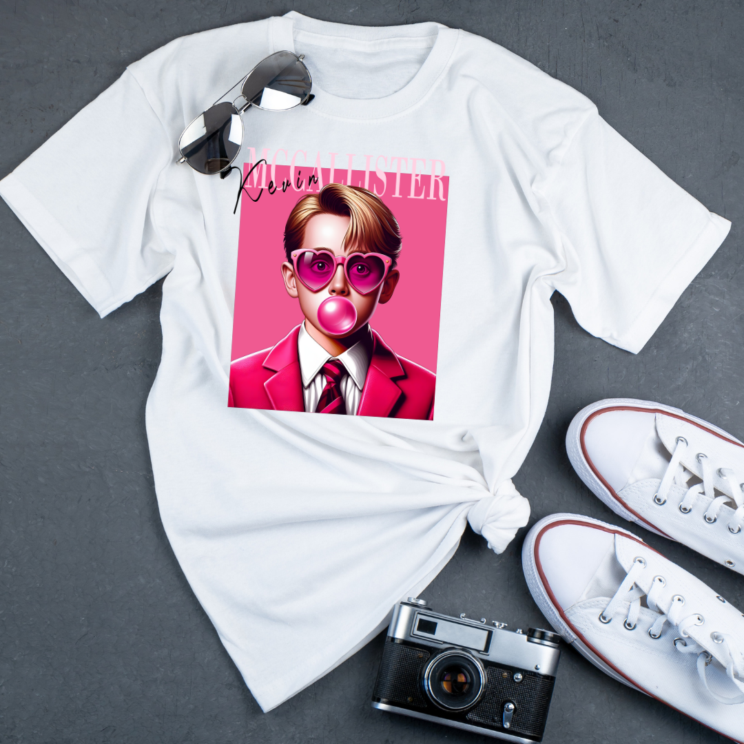 "Kevin McCallister Bubble Gum Tee – Pre-Order Now!"