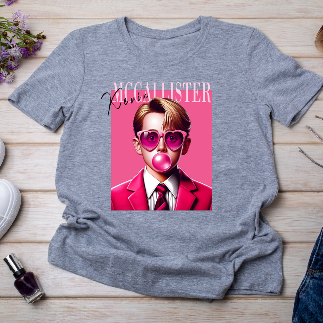 "Kevin McCallister Bubble Gum Tee – Pre-Order Now!"