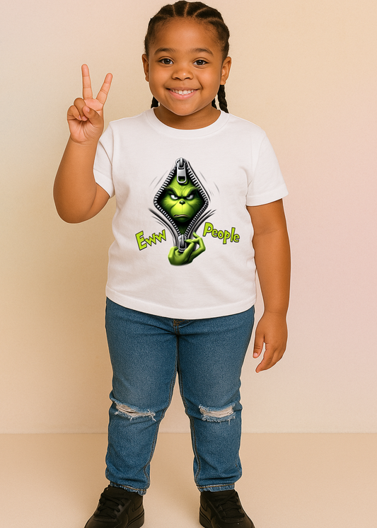 "Kids Ewww People Grinch Sweatshirt & Tee - Pre-Order Now!" (Copy)