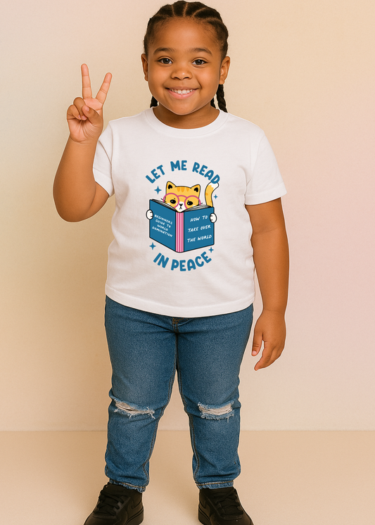 Let Me Read in Peace Tee – For the Bookworm at Heart